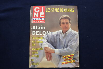 1986 MAY 8 CINE TELE REVUE MAGAZINE - ALAIN DELON BACK COVER - E 11982