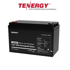 Tenergy LiFePO4 12.8V 100AH Deep Cycle Battery