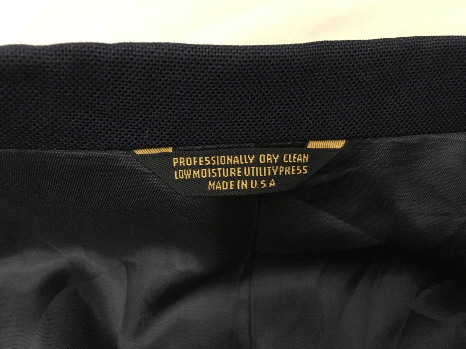 FILA Giacca Blazer Vintage Adams Row 44 Regolare Blu Navy Oro Bottone 2Btn