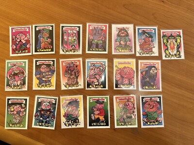 Signed Set Rory McQueen Deadwoodz 2 Garbage Pail Kids Autograph Complete Set