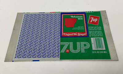Arkansas Unrolltes Aluminium ''7 UP'' Dose 1959 Staaten - Vereint Stehen Wir