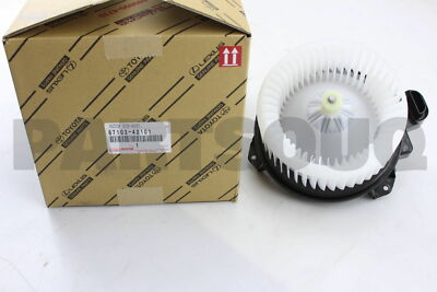 8710342101 Genuine Toyota MOTOR SUB-ASSY, BLOWER W/FAN 87103-42101 