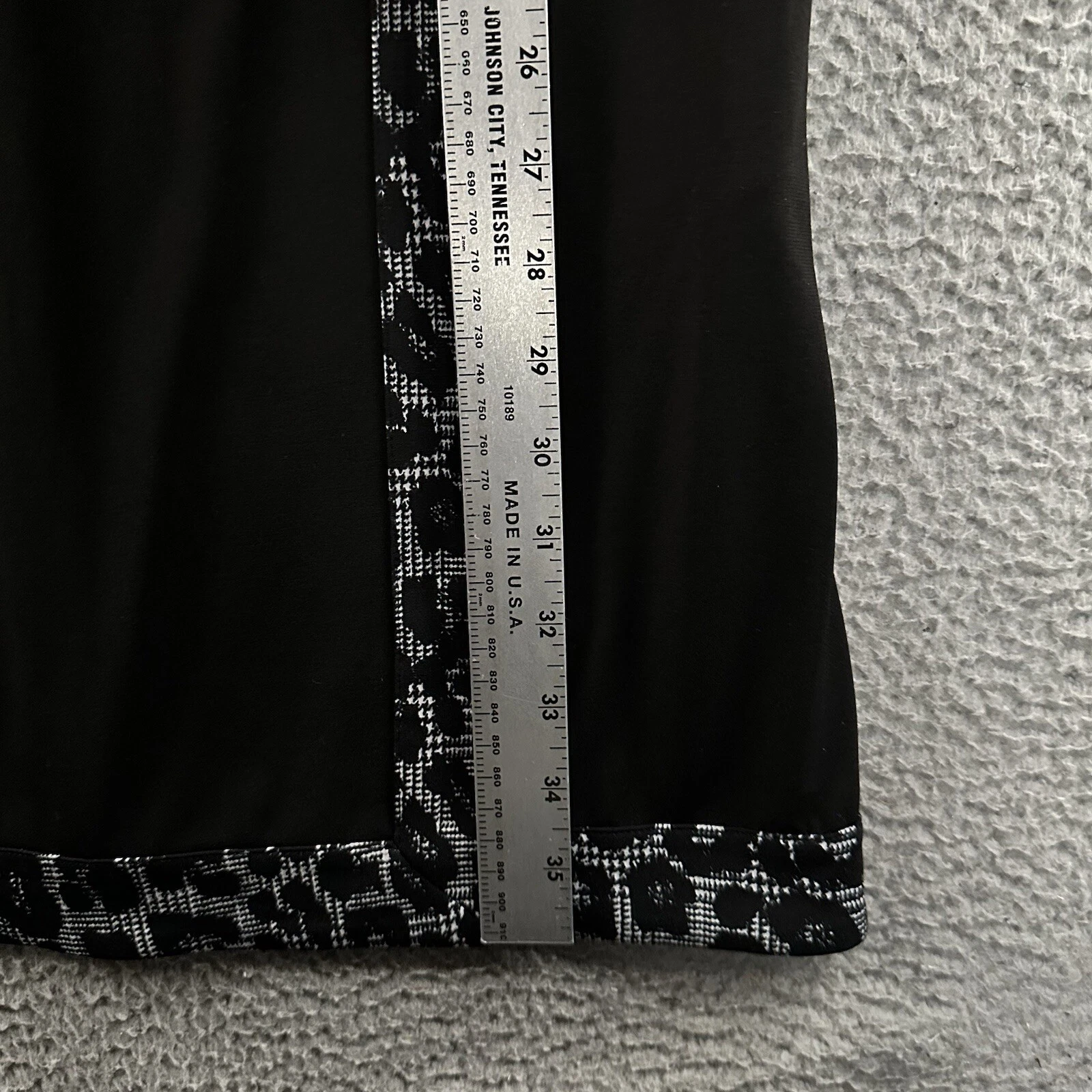 Abito donna Michael Kors nero taglia media stampa animalier midi misto poliestere