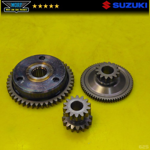 OEM 97-00 SUZUKI GSX-R600 750 STARTER REDUCTION IDLE IDLER ONE WAY CLUTCH GEARS