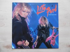 Lita Ford "The Runaways" Autograph Signed LP Cover "Dancin On The Edge" Vinyl