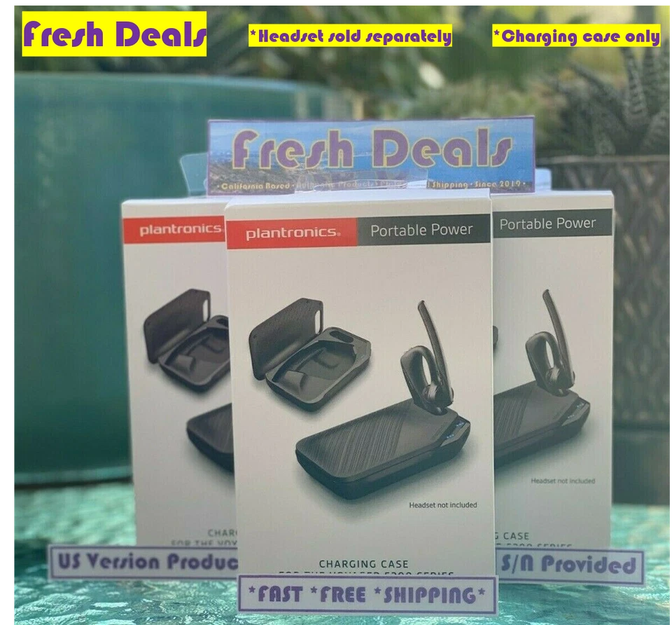 *BRAND*NEW*  Plantronics Voyager 5200 CHARGING CASE w/o Headset *FAST FREE SHIP - Image 2 of 4