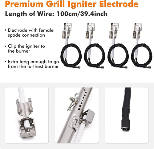Ricambi griglia per Charbroil Advantage serie 4 fuochi 463344015 463343 - Foto 6 di 12