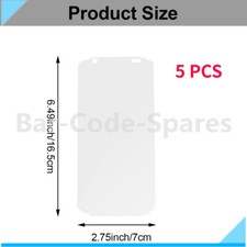 5 PCS Screen Protector Tempered Glass Replacement for ZEBRA TC70 TC72 TC75 TC77
