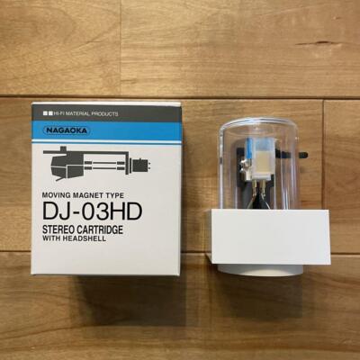 Nagaoka DJ-03HD MM Type Stereo Cartridge with Head Shell for Turntable Express