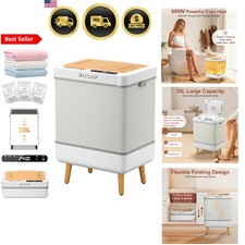 Towel Warmer 35L Large Portable Foldable Spa-Style Fast Heating Perfect for T...