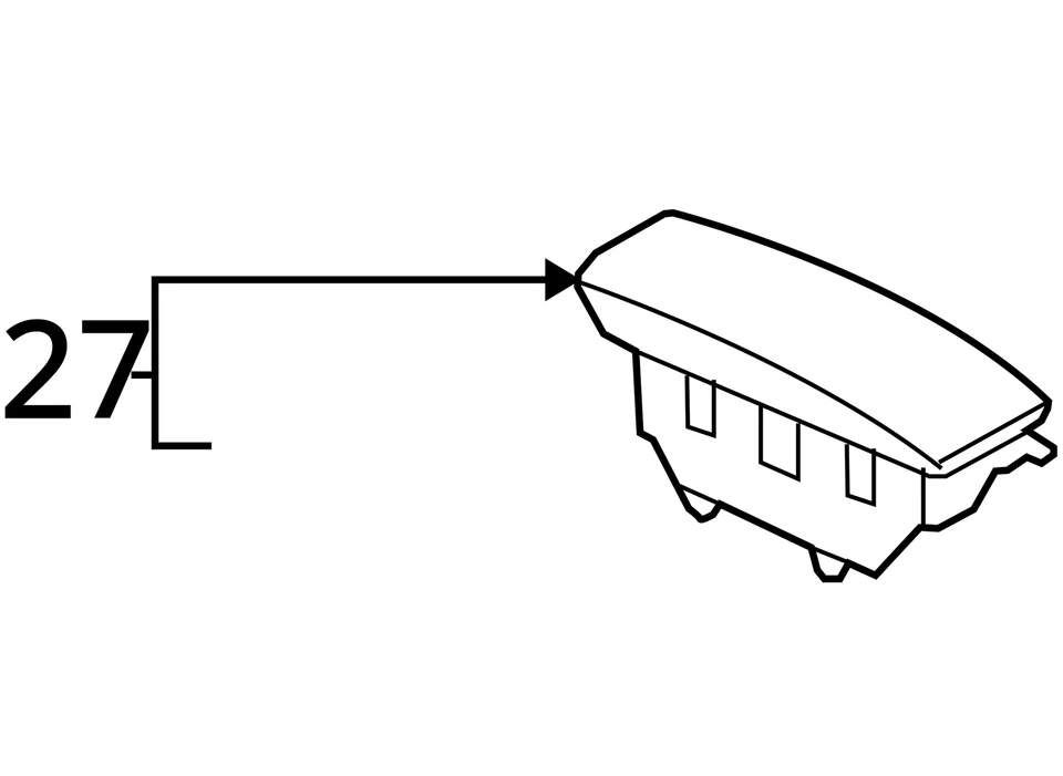 2007-2014 BMW X5 X6 Center Console Armrest Black 51166973461 OEM Used Foto 4 de 4