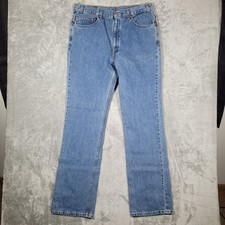 Vtg Levis 517 Jeans Mens 38x36 (Fit 36x36) Blue Boot Cut Made in USA Denim Y2K