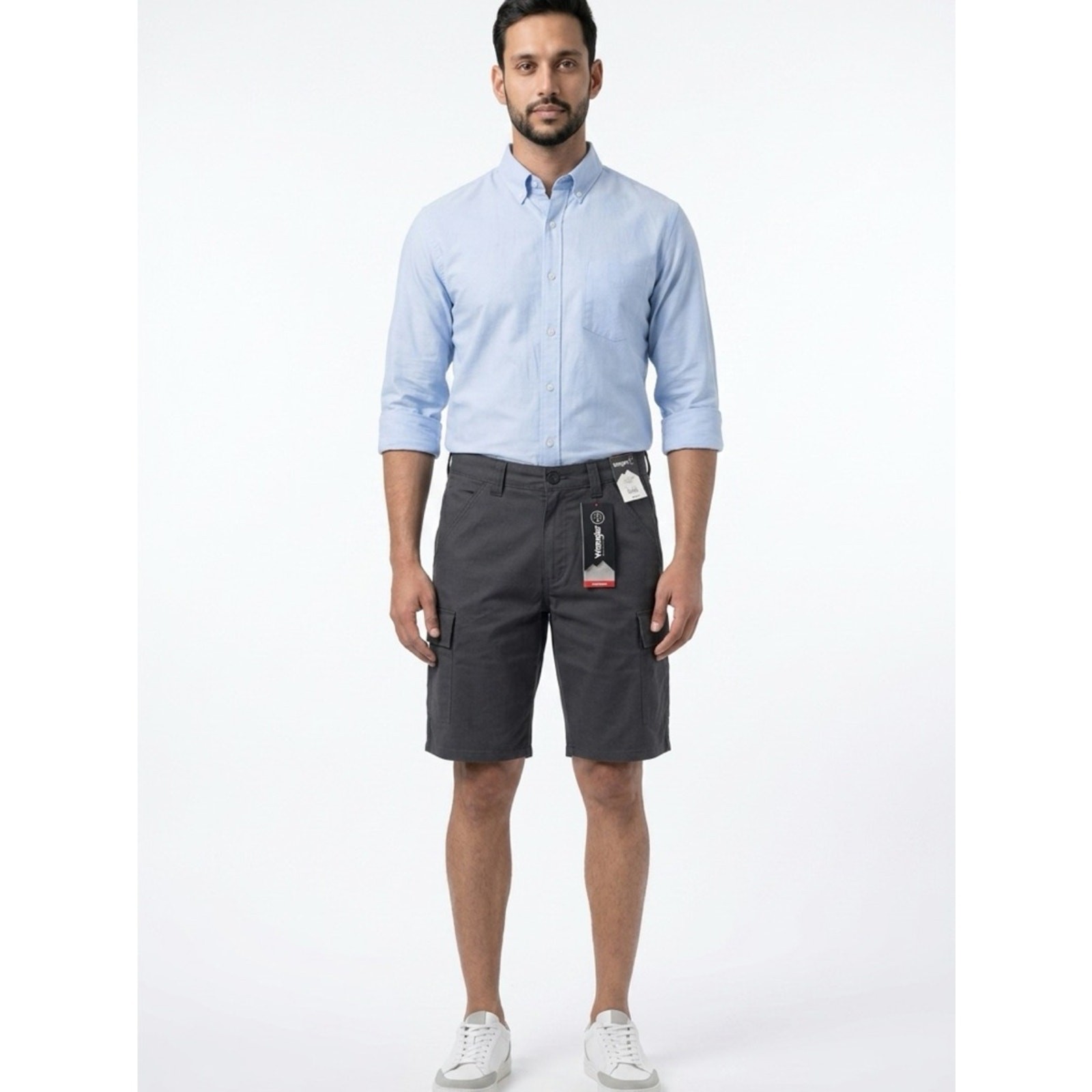 Wrangler ATG All Terrain Gear Highland Men's 32 Black Cargo Casual Relax Shorts