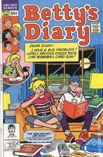 Betty's Diary #25 VF/NM 9.0 1989 Stock Image