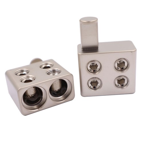 High Performance For Car Audio Terminal Blocks with Ground Wire Set of Two - Afbeelding 6 van 8