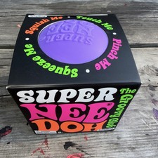 Purple NeeDoh Nee Doh The Groovy Glob Super 4.5-In Large Stress Ball XL Squishy