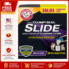 ARM HAMMER Clump Seal SLIDE Cat Litter, Easy Clean-up Multi-Cat Clumping Lit