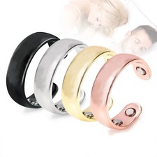 Anti Snoring Device Ring Magnetic Therapy Acupressure Treatment Against Finger