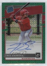 2020 Panini Donruss Optic Green Mojo Prizm 70/99 Tres Barrera #RRS-TB Auto 4z8