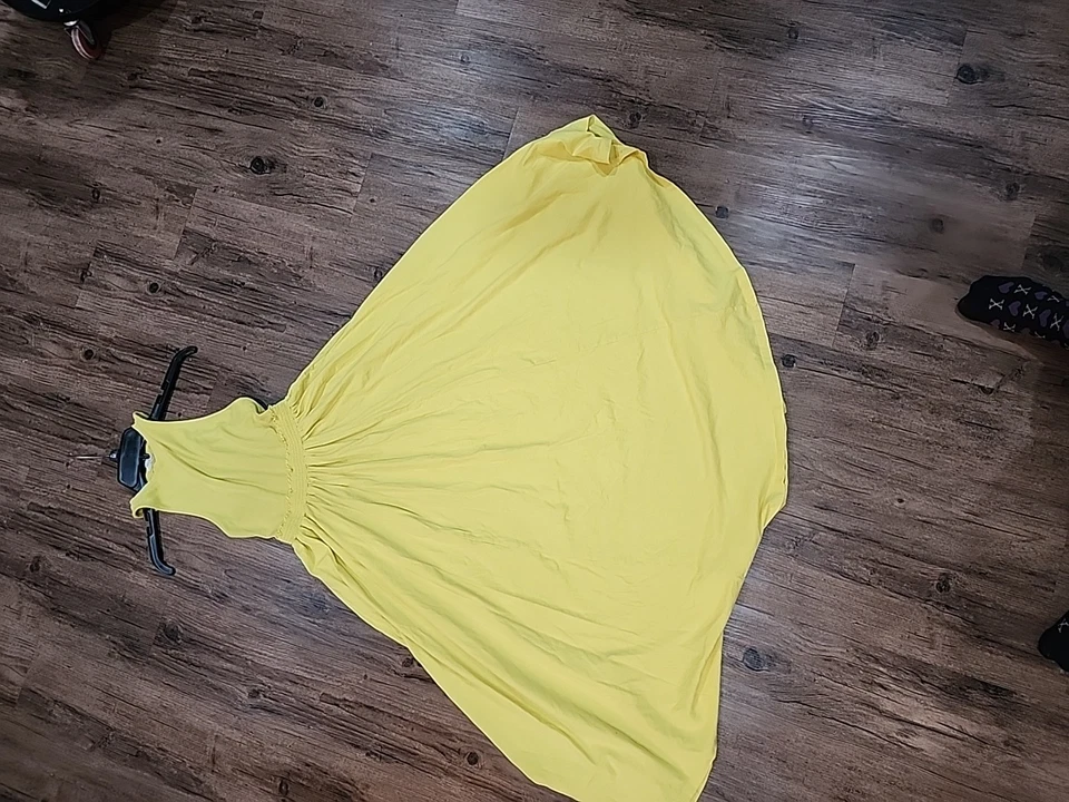 Anthropologie Daily Practice Jump High Maxi Dress XS Yellow - Image 4 of 4