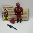 GI Joe 1985 Crimson Guard 100% Complete Vintage Action Figure With File Card