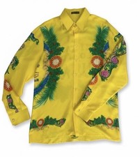 Versace 1993 Rare! Miami  Silk Shirt SZ 40