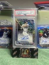 PSA 10 2024 Bowman Draft Theo Gillen 1st Sparkle Refractor Auto 32/71 Rays