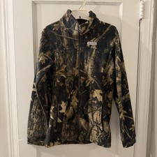 Columbia Jacket Youth Size XL Camouflage Fleece Full Zip Sweatshirt Hunting