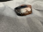 Coffin Shaped Montana Agate Drilled Pendant, 40mm, Great Color! — photo 2