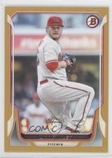2014 Bowman Gold 9/50 Wade Miley #138 1h5