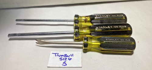 Vintage Stanley 100 #1019 1/4” 5/16” clutch head screwdrivers #10T remover