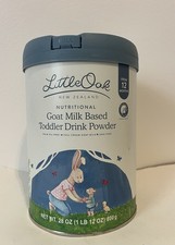 LittleOak Natural Goat Milk, Toddler Drink, 12 Months, 28oz Tin