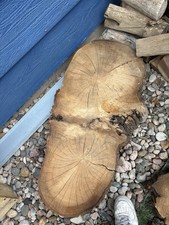 Black Walnut Wood Slab, Natural Edge, Roughly 4in Wide And 40in Long