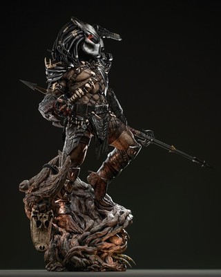 Predator 2 | 2 Portraits | UNPAINTED | 1/6 Scale Resin Kit | eBay
