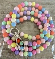 Teacher Lanyard ID Badge Lanyards with Clips, Multi Color