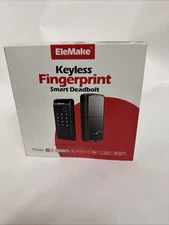Elemake WiFi Smart Door Lock  Deadbolt Keyless Entry Keypad Fingerprint Lock
