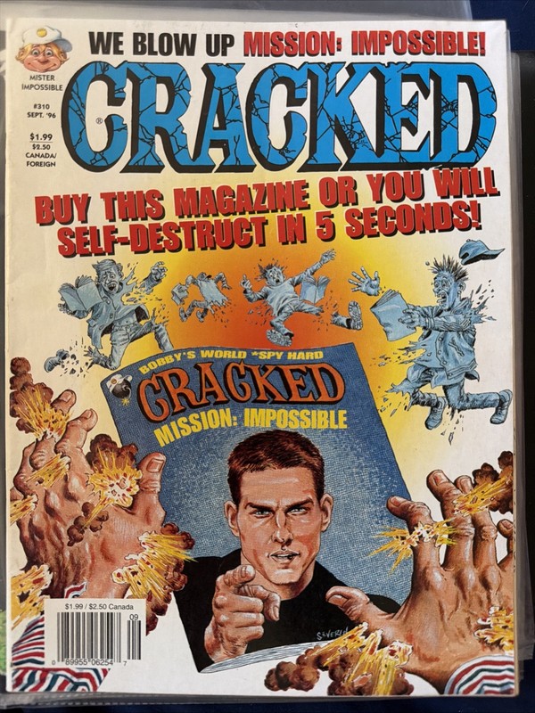 Cracked Magazine #310 September 1996 – Mission: Impossible Movie Parody