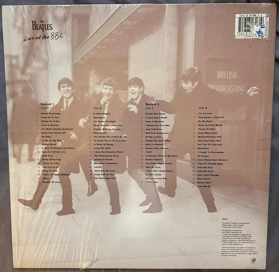 the beatles live at the bbc Vinyl Lp READ - Image 2 of 2