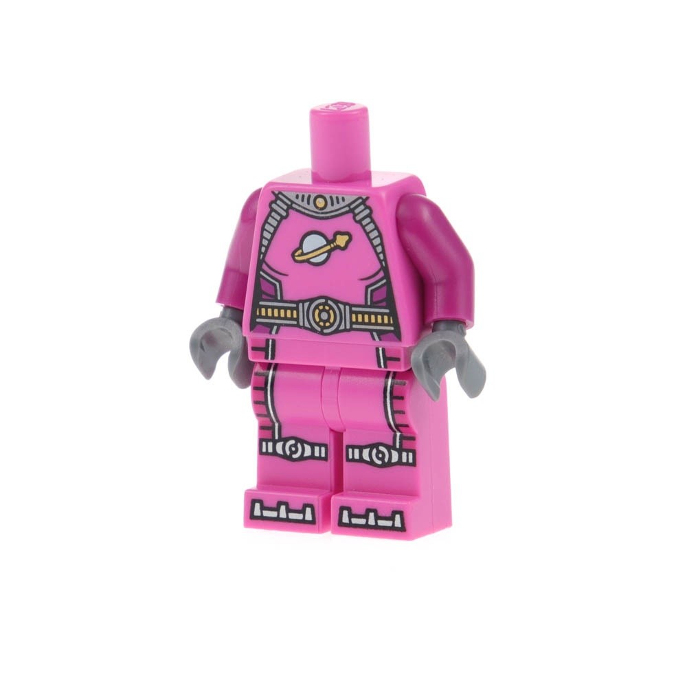 1X Lego Torso Legs Minifigures Series 6 Astronaut 8827 COL093 973PB1053C01