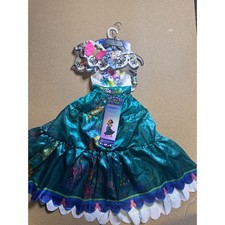 Disney Encanto Mirabel Madrigal Dress Costume Outfit Kids Girls Size 4-6