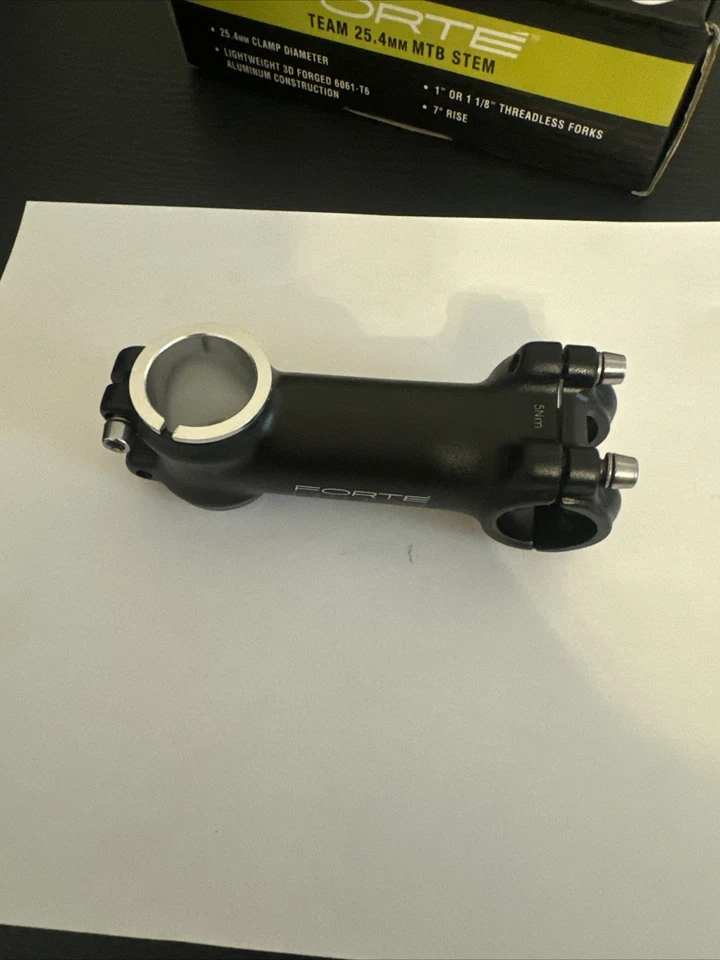 Forte Team Threadless MTB Stem 25.4 x 90mm 1"/1 18", 7° Rise 50-1743 - Image 4 of 4