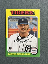 2024 Heritage High Number Sawyer Gipson-Long Base Rookie Card RC #644 Tigers. rookie card picture