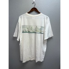 Vintage Boat Shirt Gulf Stram Comment Naissent Les Bateaux 90s Goose Art 90s XL