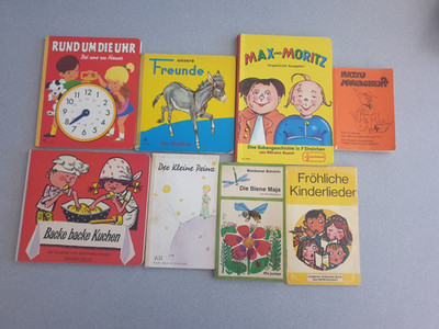 Kinder-Bücher Max & Moritz Der kleine Prinz Hattu Mörchen Konvolut Retro Vintage