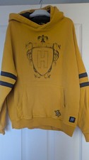M&S Harry Potter Hufflepuff Yellow Pullover Hoodie Pockets 11-12 Years