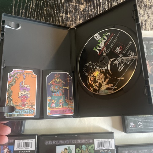 JoJo's Bizarre Adventure OVA Vol 1,2,3,4,5,6 R1 DVDs + Cards Super Techno Arts - Picture 8 of 20