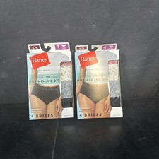 New Lot Of 2 Hanes Premium Women s Underwear 8 Briefs Sz Small 5