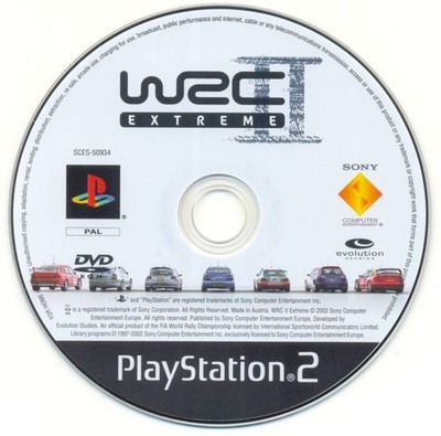 WRC II Extreme - PlayStation 2 - PAL - NUR DISC!