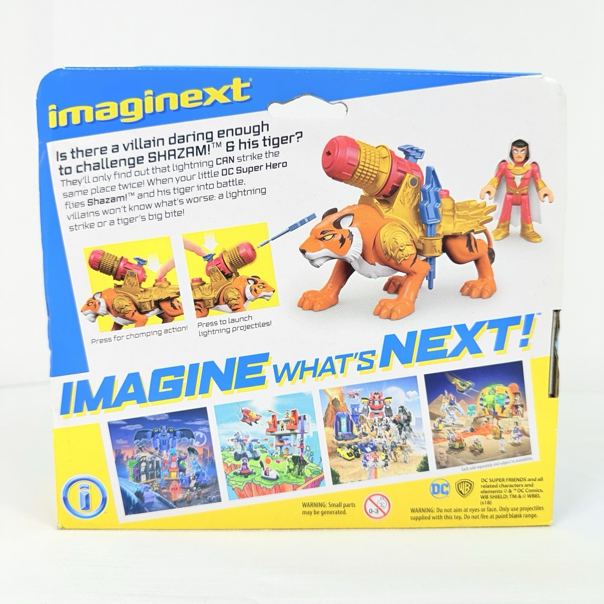 Imaginext Shazam & Tiger Action Figure DC Super Friends for sale