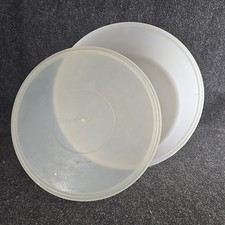 Vintage Tupperware Cake Large Storage Container Seal Lid